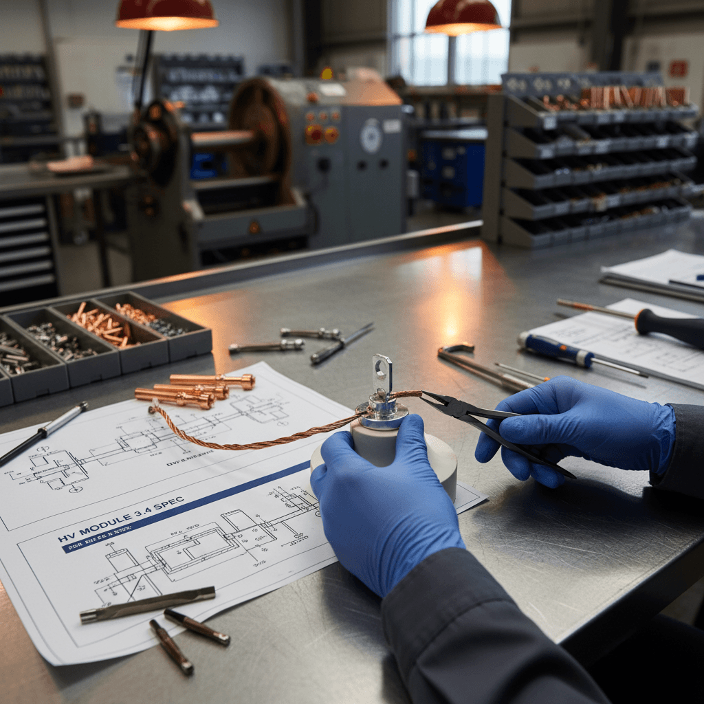 Assemblage précis des panneaux électriques avec respect des standards